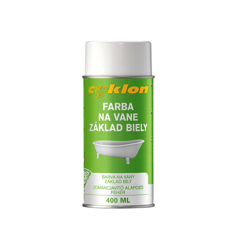 Farba na vane ZÁKLAD / biely / 400 ml
