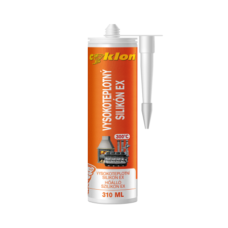 Vysokoteplotný silikón EX / čierna / 310 ml
