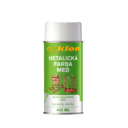 Metalická farba MEĎ / medená / 400 ml