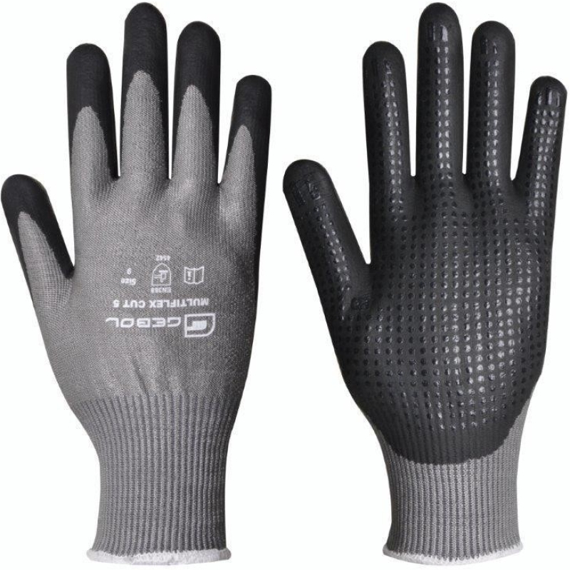 GEBOL-Pracovné rukavice  MULTIFLEX CUT 5 č.10, ( PROTIPOREZOVE )