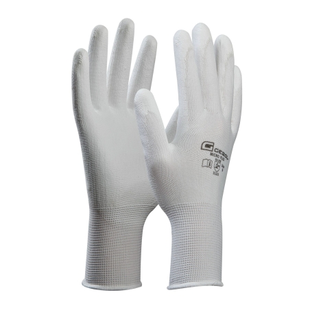 GEBOL-Pracovné rukavice MICRO-FLEX č.8 biele