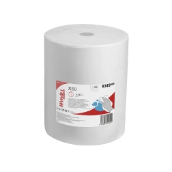 8349 WypAll* X60 Multi-task Cleaning Cloth - Jumbo role / biela