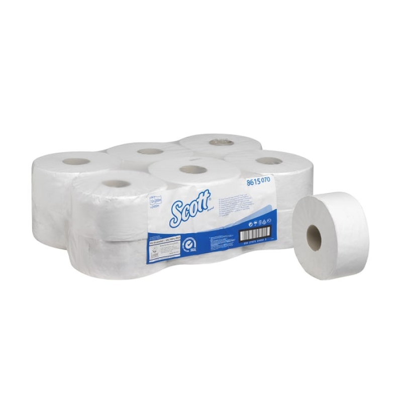 8615 SCOTT Toaletný papier - Jumbo / biela /200 M / 60