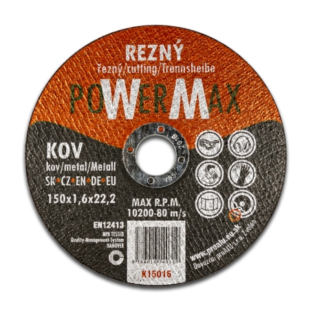 Rezný kotúč 150x1,6x22,2 kov