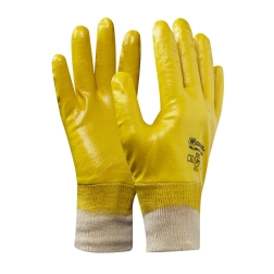 GEBOL-Pracovné rukavice  YELLOW NITRIL PLUS č.10,