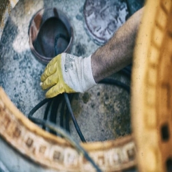 GEBOL-Pracovné rukavice  YELLOW NITRIL PROFI č.8,