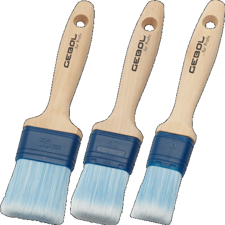 GEBOL-Set štetcov profesional akryl 3-balenie